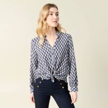 Vib's - Blouse manches longues bleu femme L