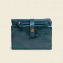 Portefeuille vert foncé femme taille TU