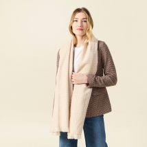 Vib's - Écharpe creme femme TU