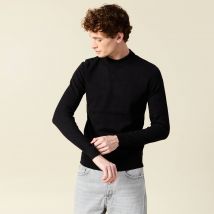 Vib's - Pull manches longues noir homme S