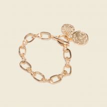 Vib's - Bracelet avec chaîne couleur or femme TU