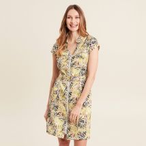 Robe droite zippée vert femme taille 44