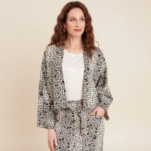 Vib's - Veste esprit kimono ivoire femme TU