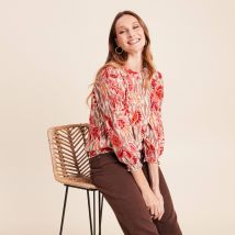 Vib's - T-shirt manches 3/4 rose femme S