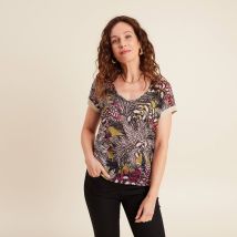 T-shirt manches courtes vert femme taille M