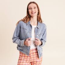 Vib's - Veste denim denim double stone femme 42