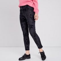 Jean ajusté taille standard denim gris femme taille 38