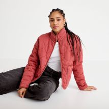 Vib's - Veste matelassée zippée vieux rose femme 32
