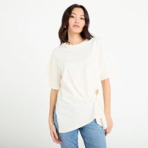 Vib's - T-shirt à fronces avec bijou ecru femme S