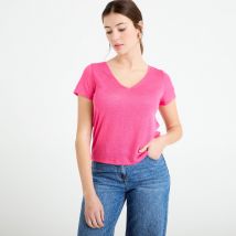 Vib's - T-shirt noeuds dos rose fushia femme S