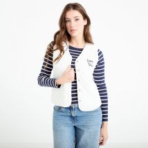 Vib's - Gilet sans manches matelassé ecru femme S