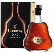 Cognac Hennessy XO in Geschenkverpackung