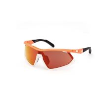 Sunglasses  Adidas sport Sp0055 col. 21l Unisex Maschera Bianco