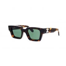 Sunglasses  Off-white Oeri008 virgil col. 6455 havana green Unisex Squadrata Havana
