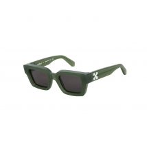 Sunglasses  Off-white Oeri008 virgil col. 5507 sage green Unisex Squadrata Verde