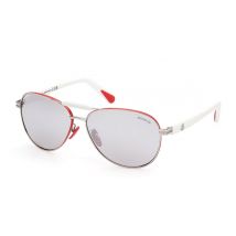 Sunglasses  Moncler Ml0241-h steller col. 16c Man Pilot Silver