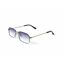 Sunglasses  Xlab Mod. paros col. gold / smoke shaded Unisex Square Gold