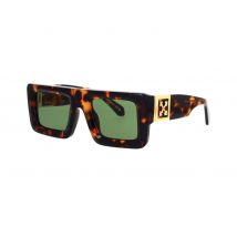 Sunglasses  Off-white Oeri049 leonardo col. 6055 havana green Unisex Squadrata Havana