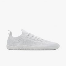 Vivobarefoot Primus Lite Knit Mens Shoes Barefoot Training, Gym, Workout, Running in Bright White