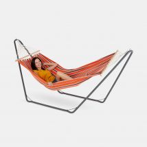 1 Person Orange Hammock With Stand