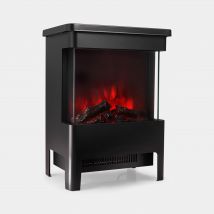 1900W Glass Front Stove Heater