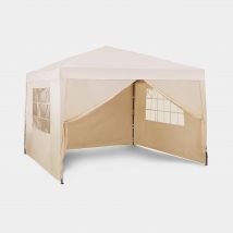 Ivory Pop-Up Gazebo Set 3m x 3m