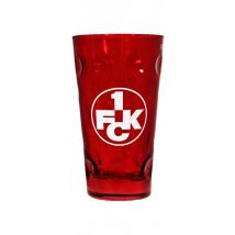 FCK Dubbeglas Logo rot 05l