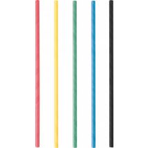 Kögler Papier Jumbo Trinkhalme bunt Ø08 cm L25 cm 150 Stück