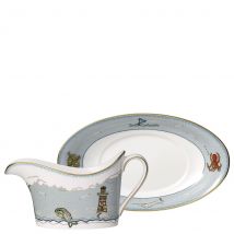 Sailor&#39;s Farewell Sauce Boat and Stand