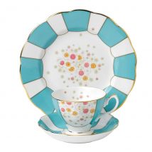 Royal Albert 100 Years of Royal Albert 1930 Mint Deco 3 Piece Set