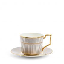 Anthemion Grey Teacup &amp; Saucer