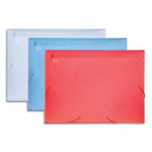 Trieur en plastique 13 compartiments 1er prix - pochettes pour cartes de visite - coloris assortis - Lot de 3