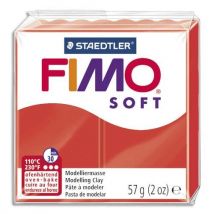 Pâte à cuire Fimo Soft 56 g / Rouge