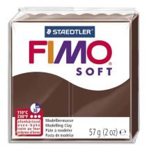 Pâte à cuire Fimo Soft 56 g / Chocolat