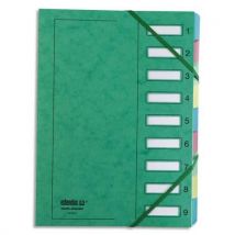 Trieur Extendos 237 Mon Dossier - 9 compartiments - carte forte vernie - vert
