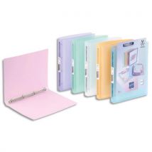 Classeur personnalisable 4 anneaux Propysoft A4 - polypropylène - dos 2 cm - coloris assortis