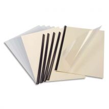 Kit de reliure manuelle pour 5 dossiers Claircell Serodo - coloris ivoire