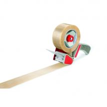 Ruban adhésif d'emballage résistant RAJA - en PVC silencieux 32 microns 50 mm x 100 m - Transparent - lot de 36