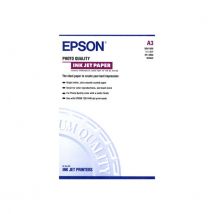 Epson Photo Quality Ink Jet Paper - mat - enduit - A3 (297 x 420 mm) - 102 g/m² - 100 feuille(s) papier - pour Expression Photo XP-970; SureColor 