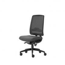Siège de bureau Windsor maille filet , tissu Gris