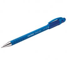 Stylo bille Papermate Flexgrip Ultra corps caoutchouc à capuchon - pointe moyenne - bleu - Lot de 2