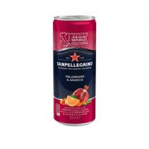 San Pellegrino Melograno & Arancia - Lot de 24 canettes de 33 cl