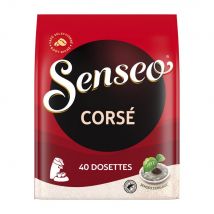 Dosettes de café moulu Senseo Corsé - 297 g - aromatique et riche - paquet de 40 dosettes