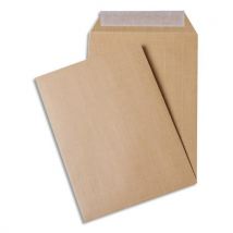 Pochettes kraft armé La Couronne 162 x 229 mm - fermeture auto-adhésif - 130 g - boite de 500