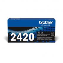Brother TN-2420 - À rendement élevé - noir - originale - cartouche de toner - pour Brother DCP-L2510, L2530, L2550, HL-L2350, L2370, L2375, MFC-L2710,