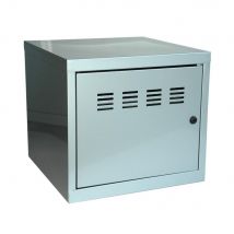 Casier de bureau individuel juxtaposable Box - H 36 cm - alu