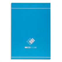Bloc de bureau - 60 g - format 21 x29,7 cm - agrafé règlure 5x5 34-12-07