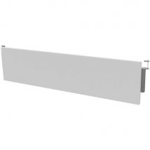 Voile de fond Burocolor+ - Blanc - Pour bureau L 140 cm pieds Alu