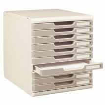 Module De Classement Exacompta Modulo 10 Tiroirs - Gris