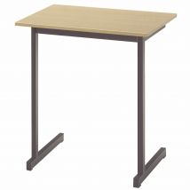 Table de formation classique 1 place - Hêtre,Noir